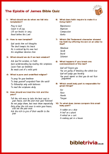 The Epistle of James - Bible Trivia Quiz
